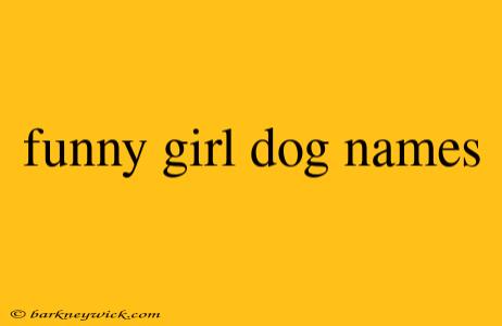 funny girl dog names