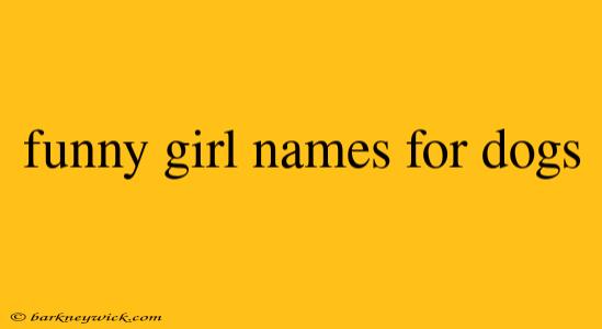 funny girl names for dogs