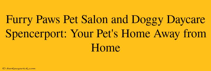 Furry Paws Pet Salon and Doggy Daycare Spencerport: Your Pet's Home Away from Home