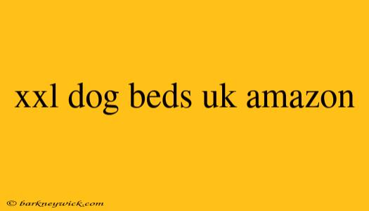 xxl dog beds uk amazon